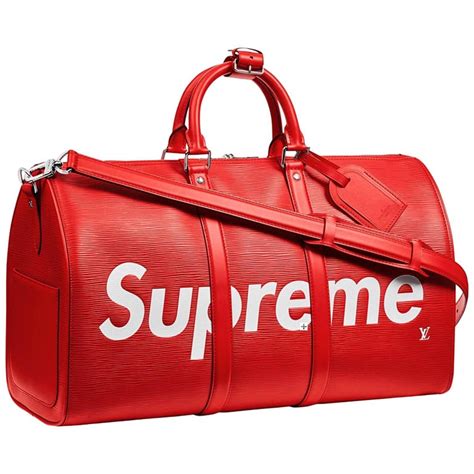 louis vuitton supreme duffle bag.